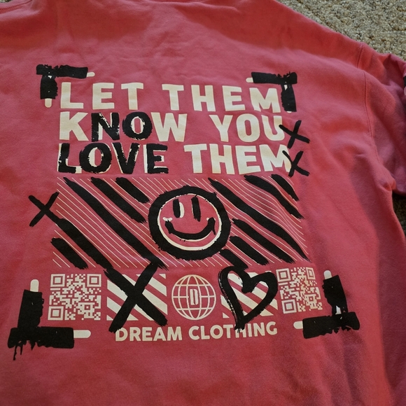 Dream Clothing "Let Them Know You Love Them" Womens Large Hoodie - Picture 7 of 7